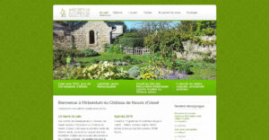 Page d'accueil du site Arboretum de Neuvic d'Ussel