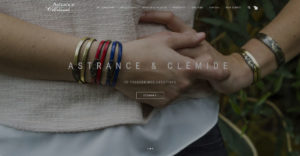 Page d'accueil du site Astrance & Clémide