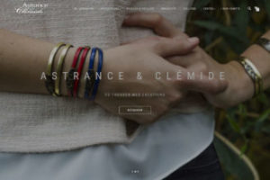 Page d'accueil du site Astrance & Clémide