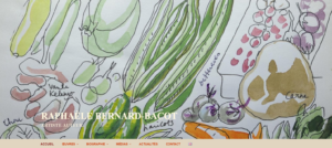 Page d'accueil site Raphaèle Bernard-Bacot en français