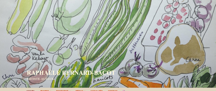 Raphaèle Bernard-Bacot, artiste Page d'accueil site Raphaèle Bernard-Bacot en français