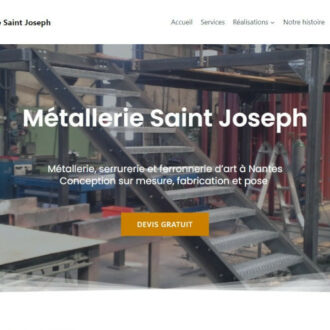 Accueil du site de la Métallerie Saint-Joseph à Nantes